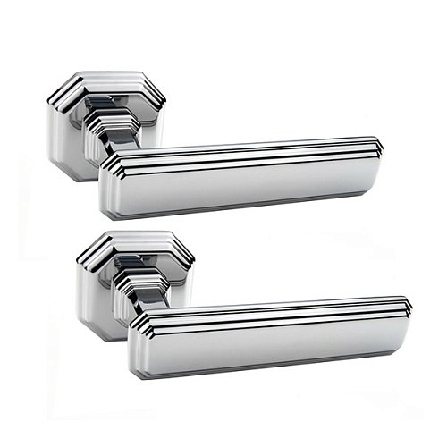 Ручки на розеті FORME Themis 217R C01 хром полірований - Фото №1