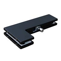 Кутовий Г- подібний фіксатор GLASS-M-TECH EK-40 black чорний