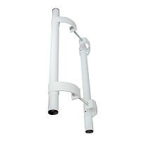 Ручки скоби офісні ОКТАВА ПЛАСТ Прямі 500мм (комплект) білий