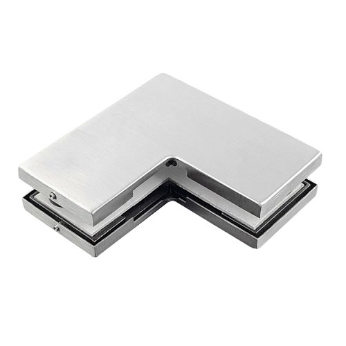 З'єднувач кутовий GLASS-M-TECH EK-40C сатин - Фото №1