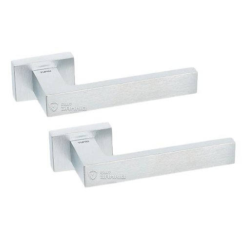 Ручки на розеті TUPAI Squart 2275 RT (3045-1999) хром матовий - Фото №1