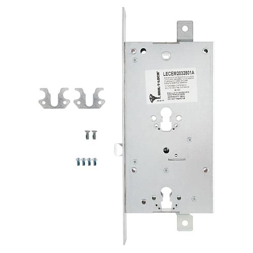 Механізм замка MUL-T-LOCK B-Lock M Двосистемний (BS63*85мм) хром полірований без зв.планки - Фото №4