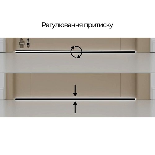 Поріг висувний COMAGLIO 422 Mini 93-73 cм FIRE - Фото №4