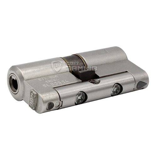 Циліндр DOM Diamant 104 (37*67) нікель сатин - Фото №2