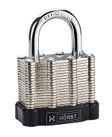Замок навісний HORST HR-LS-30E (3 ключа)