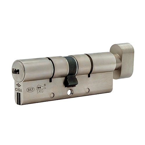 Циліндр CISA AP4 S 100T (50*50T) нікель матовий 3 ключі - Фото №2