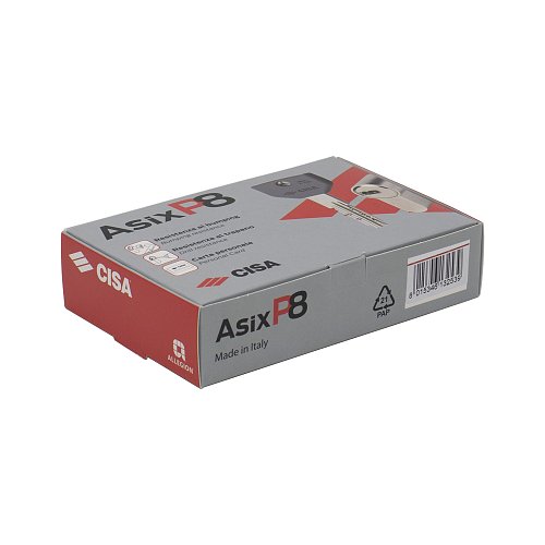 Циліндр CISA ASIX P8 100 (45*55) нікель матовий 3 ключі - Фото №8