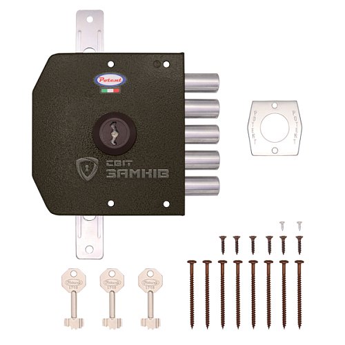 Замок накладний POTENT 500 (BS60мм) правий 3 ключа - Фото №5