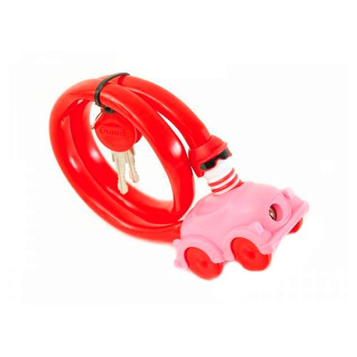 Замок для велосипеда ABUS 1505/55 My First Abus з тросом 55 см 2 ключа Pink рожевий - Фото №2