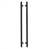 Ручки скоби ABARO Sydney 90° L:1000 X:800 W:40*20mm SS 304 чорний RAL 9005 (комплект)