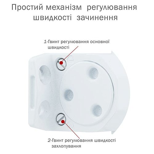 Дотягувач RYOBI DS-2005V BC STD HO з фіксацією до 100кг Білий - Фото №7