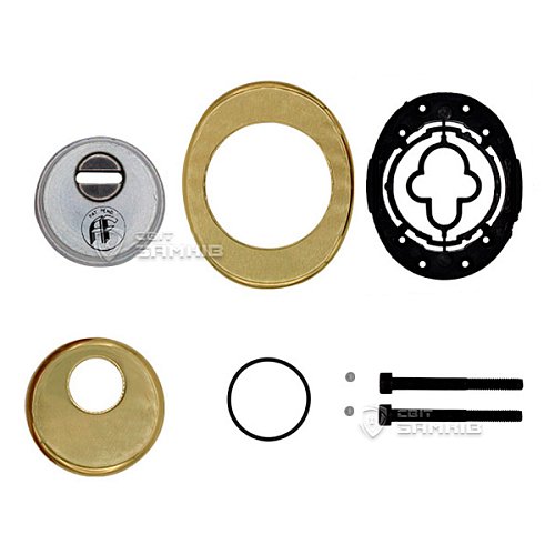 Протектор AZZI FAUSTO F23 Antitubo SB 25 мм 85х70 полірована латунь  - Фото №4