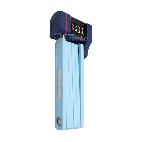 Замок для велосипеда ABUS 5700C/80 Bordo uGrip 80 см кодовий Core Blue блакитний - Фото №2