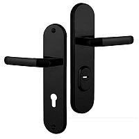 Ручки на планці з протектором ROSTEX Universal R 85мм (38-55мм) чорний