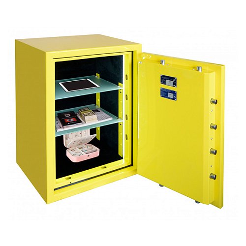 Сейф зламостійкий GRIFFON CLE III.80.E COMBI GLOSS YELLOW - Фото №4