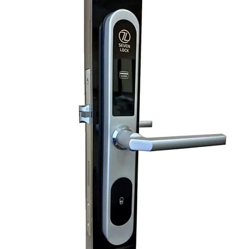 Комплект розумного замка SEVEN LOCK SL-7737S R-fid ID Em сірий - Фото №2