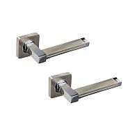 Ручки на розеті GAVROCHE Platinum Pt-Z3 SN/CP нікель/хром