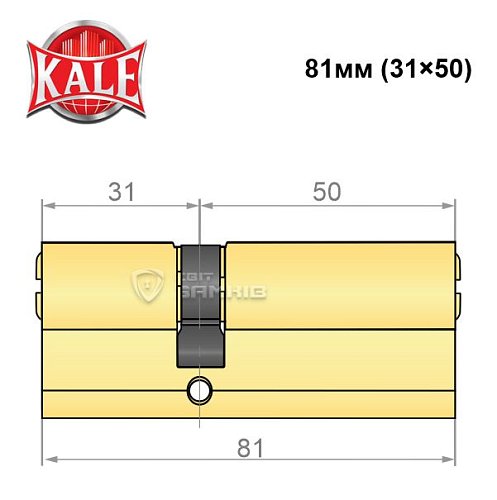 Циліндр KALE 164BNE 81 (31*50) PB - Фото №4