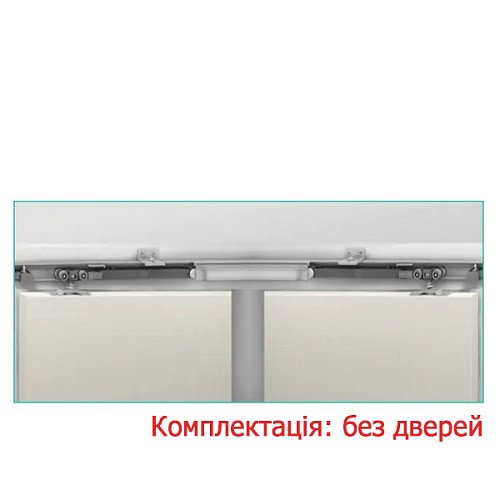 Розсувна система OMGE Alutech 1399 з 2 демпферами довжина 4 м на 2 полотна вагою до 40 кг - Фото №1