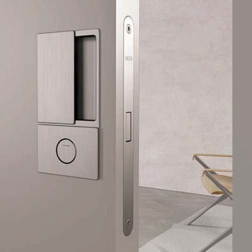 Ручки для розсувної системи AGB Wave WC B300020201 нікель матовий - Фото №2