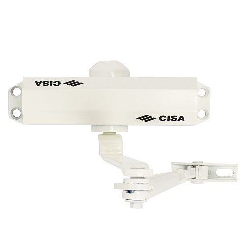 Дотягувач CISA 60471.03.0.45 STD HO з фіксацією до 80 кг білий - Фото №2