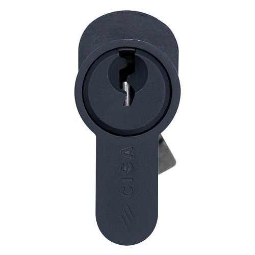 Циліндр CISA C2000 70T (35*35T) чорний 3 ключі - Фото №3