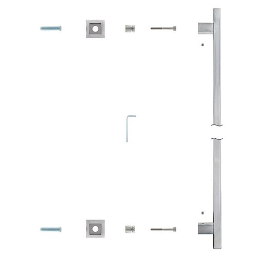 Ручка скоба ROSTEX Alfa 900/800 (половинка) нержавіюча сталь матова - Фото №5