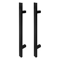 Ручки скоби ABARO Sydney 90° L:400 X:200 W:40*20mm SS 304 чорний RAL 9005 (комплект)