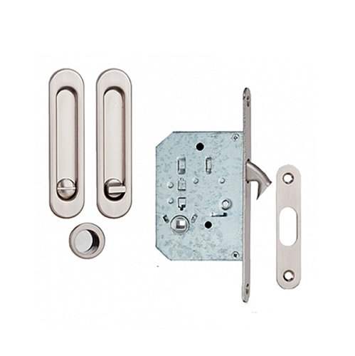 Комплект замка для розсувної системи SIBA S223 SN нікель матовий - Фото №1