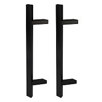 Ручки скоби ABARO Sydney 45° L:600 X:400 W:40*20mm BM чорний мат. (комплект) SL