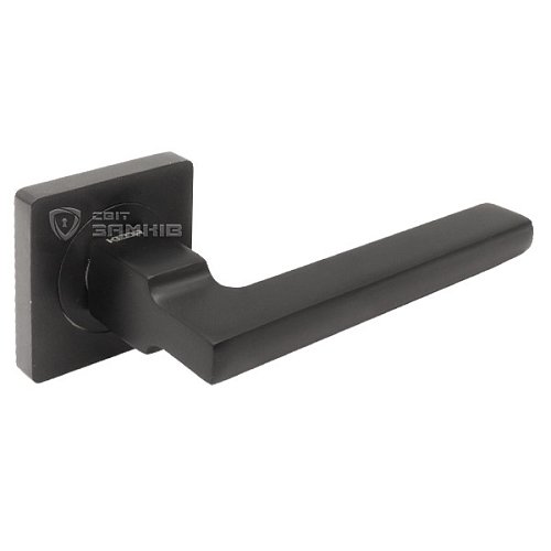 Ручки на розеті KEDR R06.180-AL black mat чорний матовий - Фото №2