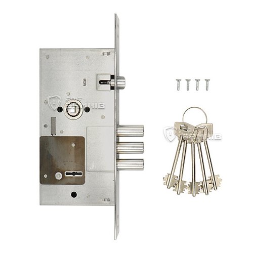 Механізм замка KALE 252 RL (BS60*85мм) хром - Фото №4