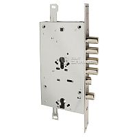 Механізм замка MUL-T-LOCK CEM30328 Двосистемний (BS65*85мм) хром полірований  без зв.планки