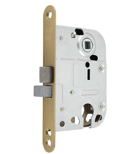 Механізм замка ABLOY 2018 (BS45*72мм) латунь матова без зв.планки - Фото №1