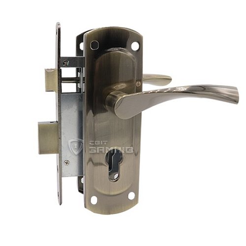 Комплект замка USK ET-25112 (BS55*58,5мм) AB бронза - Фото №1
