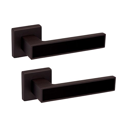 Ручки на розеті GAVROCHE Magnium AL-A3 BLACK/BLACK чорний/чорний - Фото №1
