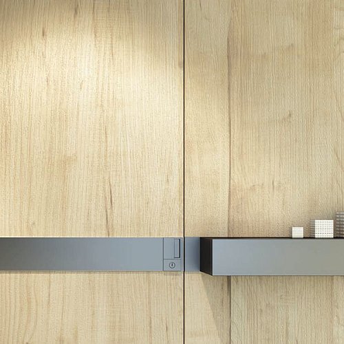 Ручки для розсувної системи AGB Wave WC B300020201 нікель матовий - Фото №4