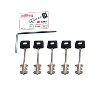 Набір для перекодування замків CISA 06520.51.1 5 коротких ключів