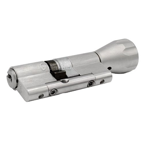 Циліндр EVVA ICS 107T (56*51T) нікель сатин - Фото №3