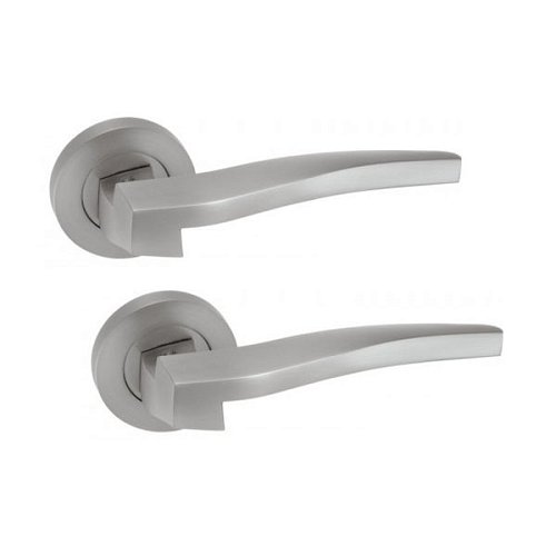 Ручки на розеті ORO/ORO Ergonomic (16E) SCH матовий хром - Фото №1
