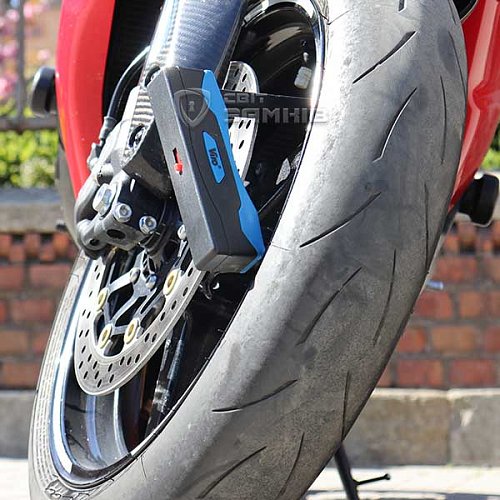 Замок для велосипеда VIRO Moto Sezione Black 180мм 2 ключа - Фото №11
