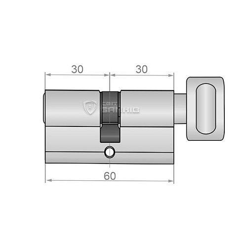 Циліндр RDA 60T (30*30T) вороток чорний - Фото №6