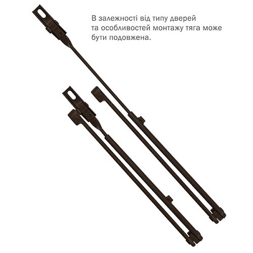 Тяга ABLOY DC190 стандартна Коричневий - Фото №4