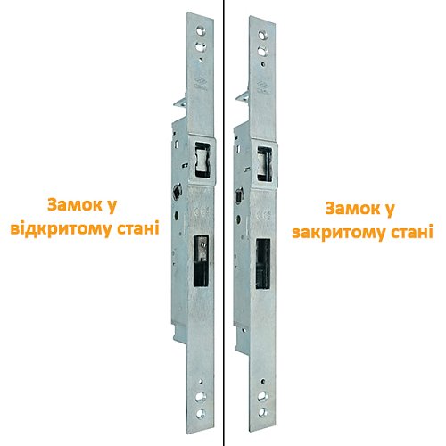 Механізм замка антипаніка CISA Sicur Panic 43690.30 (BS30мм) для пасивної стулки дверей - Фото №2