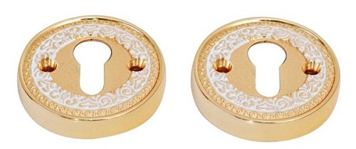 Накладка PZ Antique Collection F85 золото/білий лак