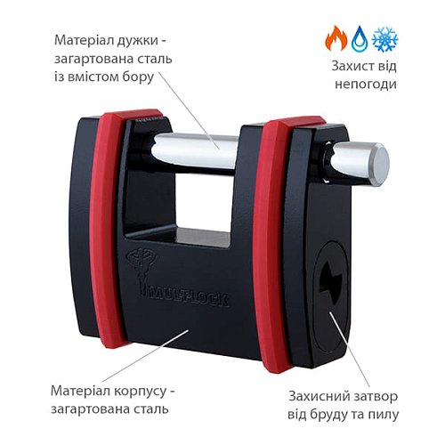 Замок навісний MUL-T-LOCK SBNE12 Interactive+ (3 ключа) - Фото №4