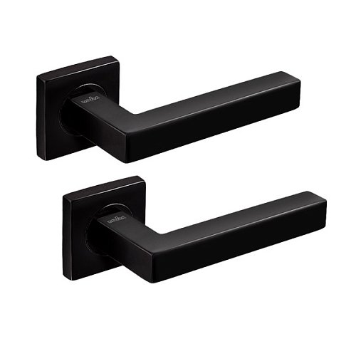 Ручки на розеті MVM S-1135 (T12-E12) BLACK чорний - Фото №1