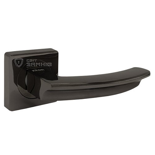 Ручки на розеті KEDR R06.593-AL black nickel чорний нікель - Фото №2