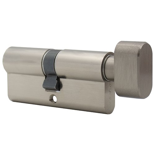 Циліндр CISA C2000 80T (30*50T) нікель матовий 3 ключі - Фото №4