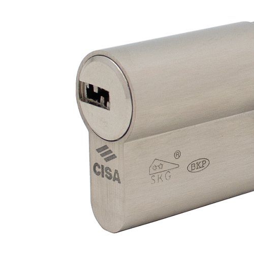 Циліндр CISA ASIX P8 60 (30*30) нікель матовий 3 ключі - Фото №2